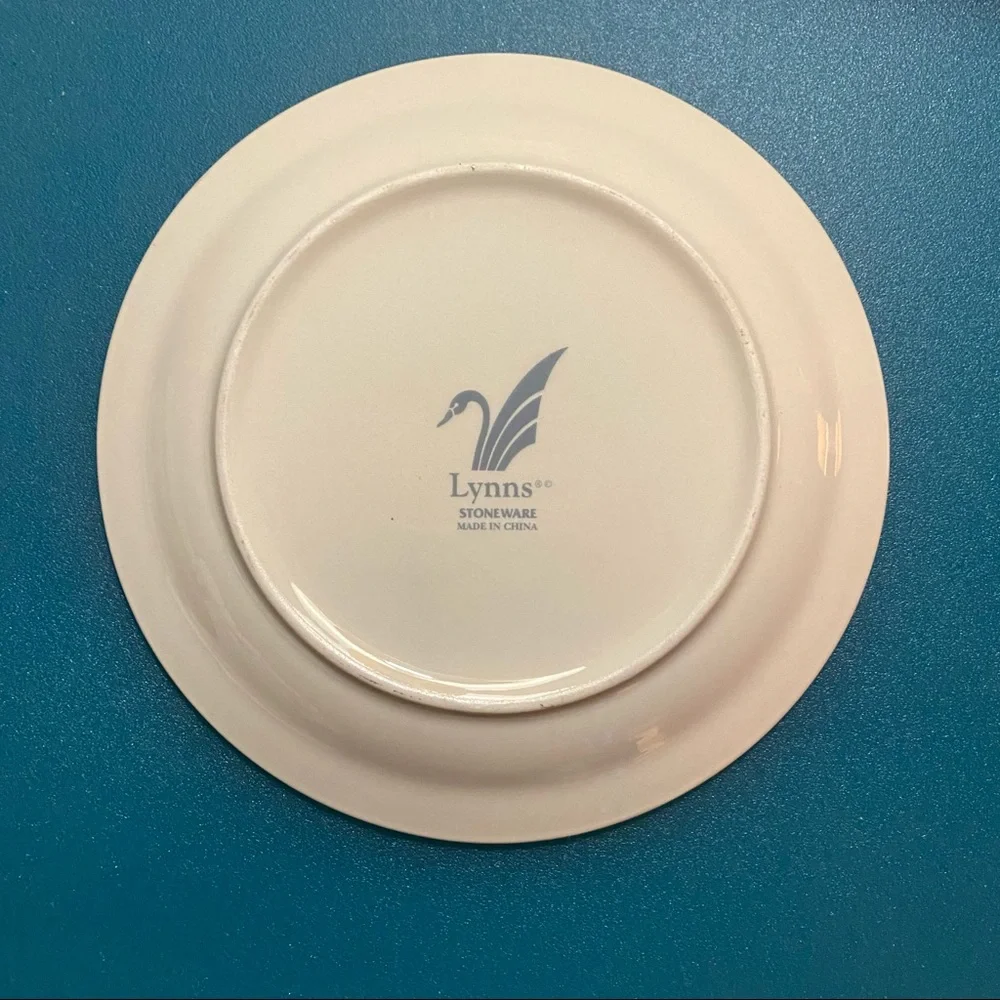 Lynn's China MALIBU Seashell Set of 3 Lunch‎ Salad Plates